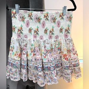 Camilla Mini skirt in Floral & Sequin